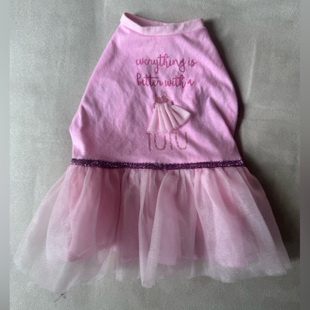 Pink Tutu Outfit for New Puppies or Your Little Dog 🐶 ❤️